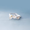 Plum Blossom Flower Ring Personality Fashion Trendy Women Ring-Rings-Arimonz-Arimonz