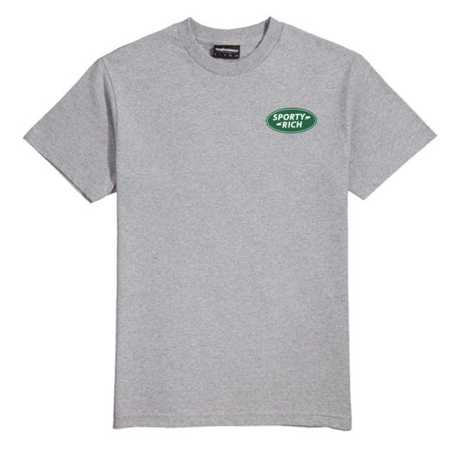 Pocket Printed T-shirt Cotton Loose Short Sleeve Top Casual Tees-Tee-Arimonz-Grey-XS-Arimonz