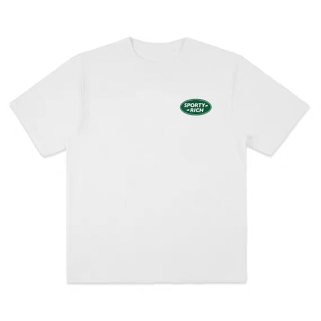 Pocket Printed T-shirt Cotton Loose Short Sleeve Top Casual Tees-Tee-Arimonz-white-XS-Arimonz