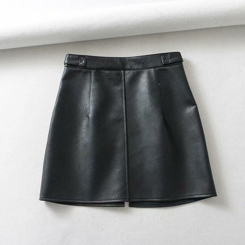 Pocket Zipper Skirt-Skirts-Arimonz-Arimonz