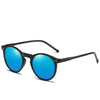 Polarized Sunglasses Men Women Retro Round Vintage Sunglasses-Sunglasses-Arimonz-Black Blue-Arimonz