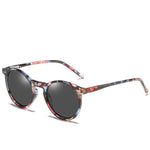 Polarized Sunglasses Men Women Retro Round Vintage Sunglasses-Sunglasses-Arimonz-Leopard Black-Arimonz