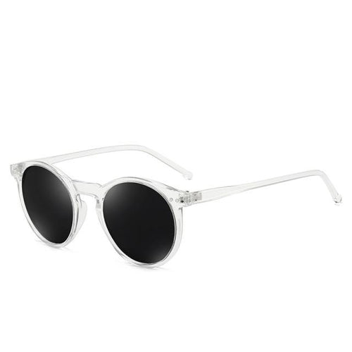 Polarized Sunglasses Men Women Retro Round Vintage Sunglasses-Sunglasses-Arimonz-Transparent Gray-Arimonz