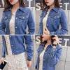 Popular Girl Denim Jacket-Jean Jackets-Arimonz-Arimonz