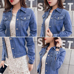 Popular Girl Denim Jacket-Jean Jackets-Arimonz-Arimonz