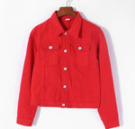 Popular Girl Denim Jacket-Jean Jackets-Arimonz-Arimonz