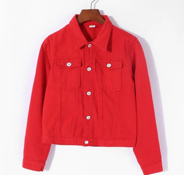 Popular Girl Denim Jacket-Jean Jackets-Arimonz-Arimonz
