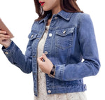 Popular Girl Denim Jacket-Jean Jackets-Arimonz-Arimonz