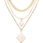 Portrait Multi Layer Pearl Necklace-Necklaces-Arimonz-14-Arimonz