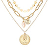 Portrait Multi Layer Pearl Necklace-Necklaces-Arimonz-3-Arimonz