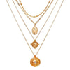 Portrait Multi Layer Pearl Necklace-Necklaces-Arimonz-5-Arimonz