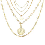 Portrait Multi Layer Pearl Necklace-Necklaces-Arimonz-7-Arimonz