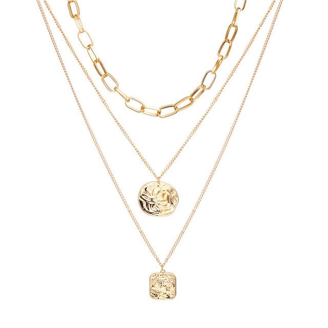 Portrait Multi Layer Pearl Necklace-Necklaces-Arimonz-8-Arimonz