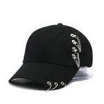 Punk Style Baseball Cap-Hats-Arimonz-Black-Arimonz