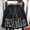 Racing Track Printing Beach Shorts Breechcloth Mesh Lining Shorts-Shorts-Arimonz-Black-S-Arimonz