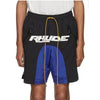 Racing Track Printing Beach Shorts Breechcloth Mesh Lining Shorts-Shorts-Arimonz-Blue Black-S-Arimonz