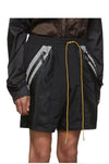 Racing Track Printing Beach Shorts Breechcloth Mesh Lining Shorts-Shorts-Arimonz-Silver Black-S-Arimonz