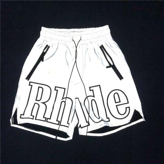 Racing Track Printing Beach Shorts Breechcloth Mesh Lining Shorts-Shorts-Arimonz-Silver-S-Arimonz