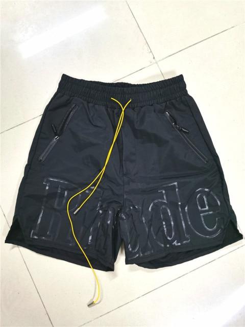 Racing Track Printing Beach Shorts Breechcloth Mesh Lining Shorts-Shorts-Arimonz-Yellow Black-S-Arimonz