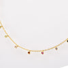 Rainbow Charm Choker Chain Necklace Beads Pendant Fine Jewelry For Women-Necklaces-Arimonz-Arimonz