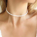 Rainbow Colored Beaded Choker Fashionable Necklace-Necklaces-Arimonz-3-Arimonz