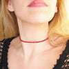 Rainbow Colored Beaded Choker Fashionable Necklace-Necklaces-Arimonz-5-Arimonz