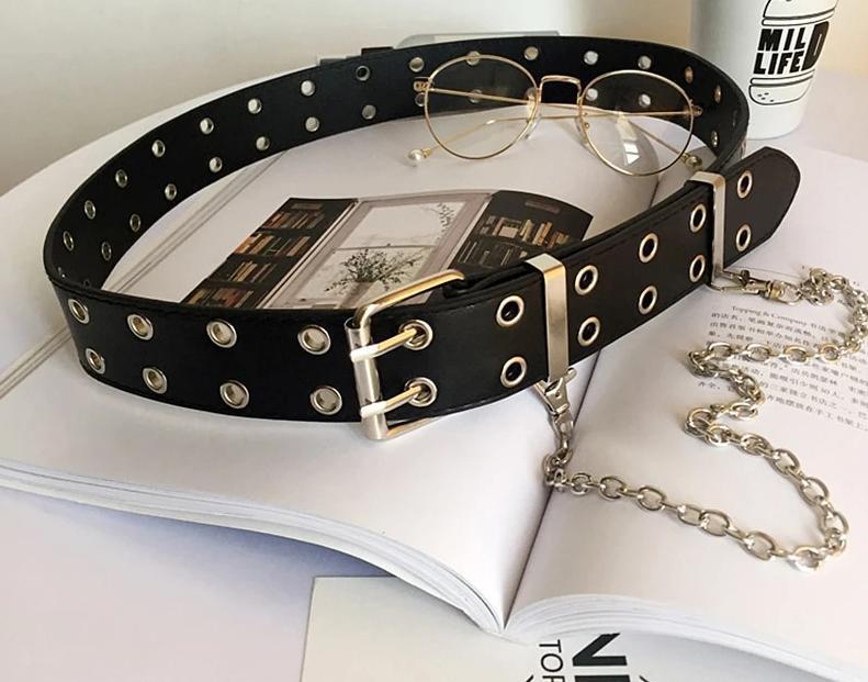 Ramone Punk Style Pin Buckle Belt-Belts-Arimonz-Arimonz