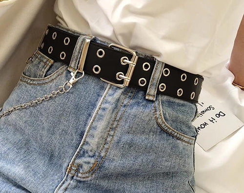 Ramone Punk Style Pin Buckle Belt-Belts-Arimonz-Arimonz