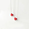 Red Heart Necklace Fashion Necklace for Women-Necklaces-Arimonz-Arimonz