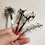 Reflective Hair Clips For Women Geometric Hair Accessories Jewelry-Hair Accessories-Arimonz-Arimonz