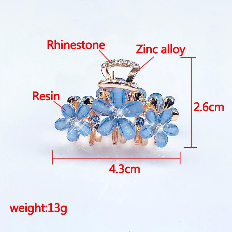 Resin Flower Hair Claw-Hair Accessories-Arimonz-Arimonz