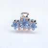 Resin Flower Hair Claw-Hair Accessories-Arimonz-blue-Arimonz