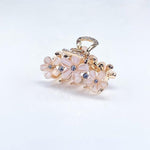 Resin Flower Hair Claw-Hair Accessories-Arimonz-white-Arimonz