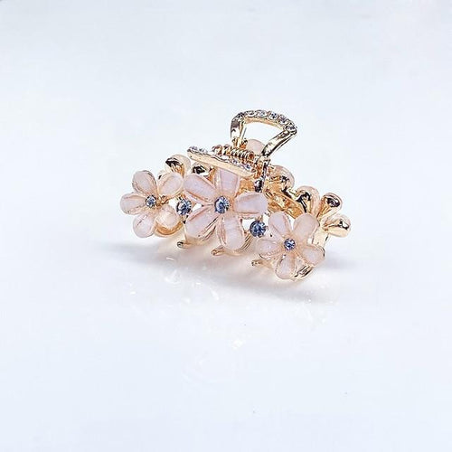 Resin Flower Hair Claw-Hair Accessories-Arimonz-white-Arimonz
