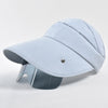 Retractable Drawstring Visor Female Summer Sun Hats Outdoor Cap-Women's Caps-Arimonz-Arimonz