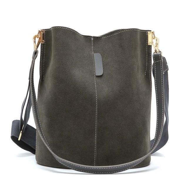 Retro Bucket Handbag-Handbags-Arimonz-Gray-Arimonz