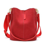 Retro Bucket Handbag-Handbags-Arimonz-Red-Arimonz