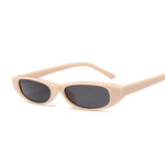 Retro Cat Eye Sunglasses Women Vintage Lady Sun Glasses Black Frame-Sunglasses-Arimonz-Beige-Arimonz