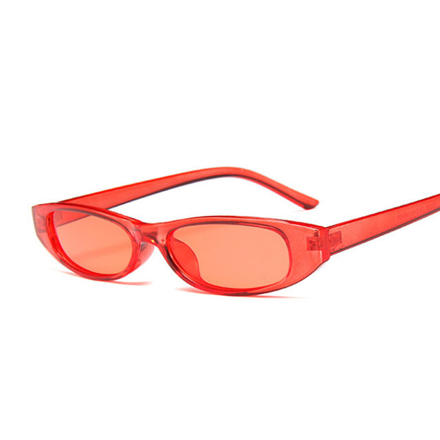 Retro Cat Eye Sunglasses Women Vintage Lady Sun Glasses Black Frame-Sunglasses-Arimonz-Red-Arimonz