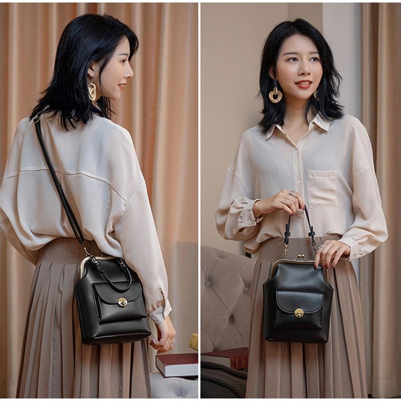 Retro Clip Hasp Shoulder Bag-Handbags-Arimonz-Arimonz