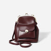 Retro Clip Hasp Shoulder Bag-Handbags-Arimonz-Burgundy-Arimonz