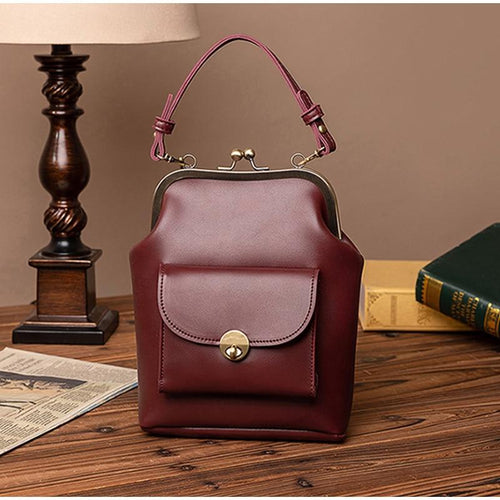 Retro Clip Hasp Shoulder Bag-Handbags-Arimonz-Arimonz