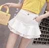 Retro Denim Shorts Skirt Women Ladies Short Skirts Jeans Short Skirts-Denim Shorts-Arimonz-White-S-Arimonz