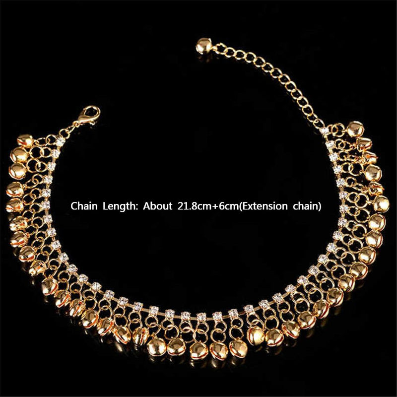 Retro Ethnic Style Beach Anklet Leisure Street Shooting Foot Chain-Jewelries-Arimonz-Arimonz