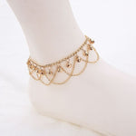 Retro Ethnic Style Beach Anklet Leisure Street Shooting Foot Chain-Jewelries-Arimonz-Sandal-Arimonz