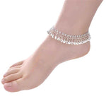 Retro Ethnic Style Beach Anklet Leisure Street Shooting Foot Chain-Jewelries-Arimonz-Silver-Arimonz