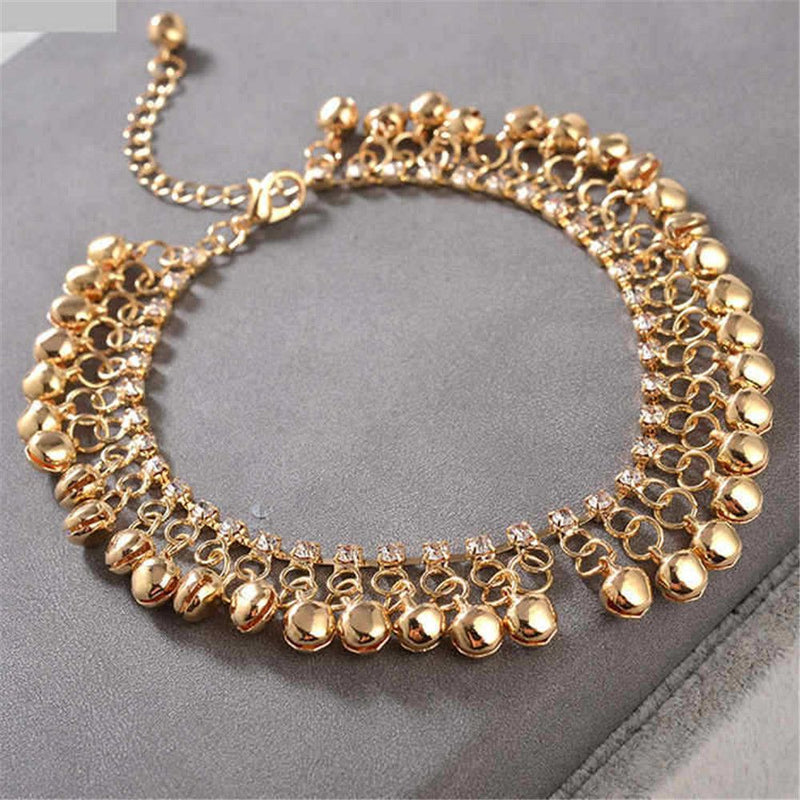 Retro Ethnic Style Beach Anklet Leisure Street Shooting Foot Chain-Jewelries-Arimonz-Arimonz
