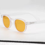Retro Glasses Europe Style Women Sun Glasses UV400 Protection-Sunglasses-Arimonz-Clear-Orange-Arimonz
