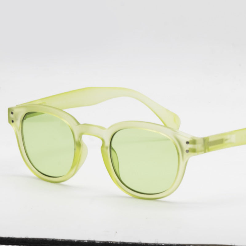 Retro Glasses Europe Style Women Sun Glasses UV400 Protection-Sunglasses-Arimonz-Green -Green-Arimonz
