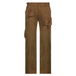 Retro Grunge Cargo Denim Jeans Streetwear Vintage Low Waist Trouser-Straight Jeans-Arimonz-KHAKI-S-Arimonz